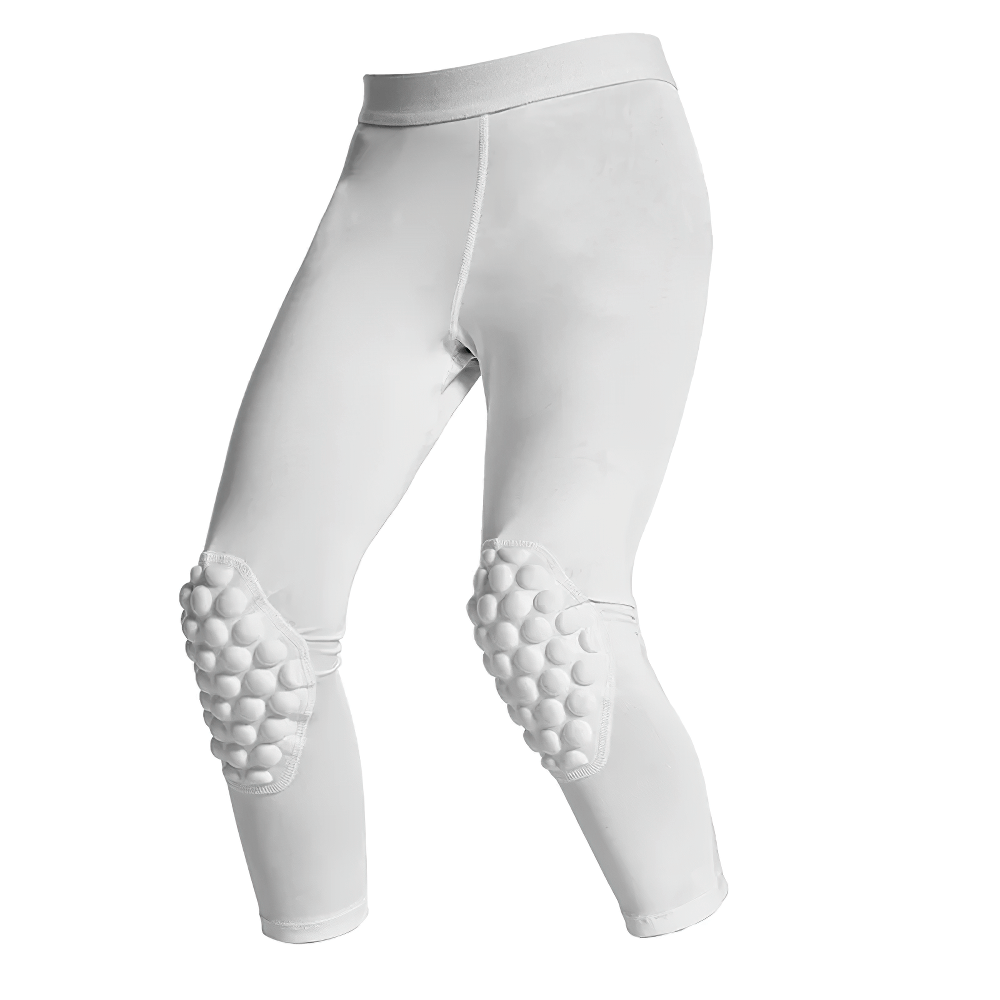 Sports Anti-collision Compression Leggings for Kids - SF3621 with knee padding for protection and comfort during sports activities.